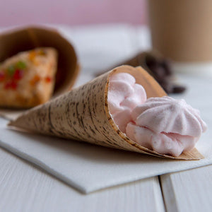 Natural Bamboo Serving Cones - I Heart Bamboo