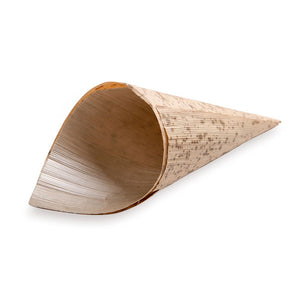 Natural Bamboo Serving Cones - I Heart Bamboo