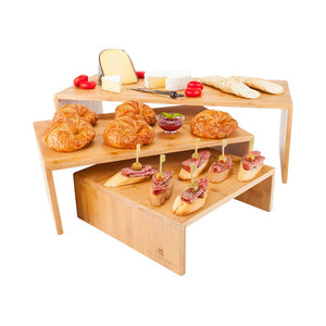 Yoki Rectangular Bamboo Display Stand - I Heart Bamboo