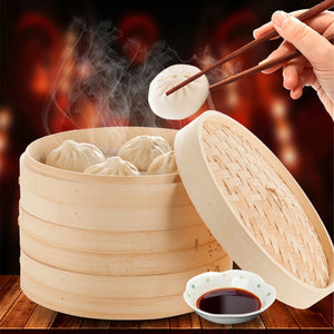 iHeartBamboo Pure Bamboo Steamer - I Heart Bamboo