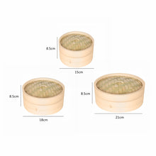 Load image into Gallery viewer, iHeartBamboo Pure Bamboo Steamer - I Heart Bamboo
