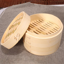 Load image into Gallery viewer, iHeartBamboo Pure Bamboo Steamer - I Heart Bamboo