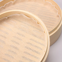 Load image into Gallery viewer, 2 pc. iHeartBamboo Pure Cotton Reusable Bamboo Steamer Cloth Set - I Heart Bamboo